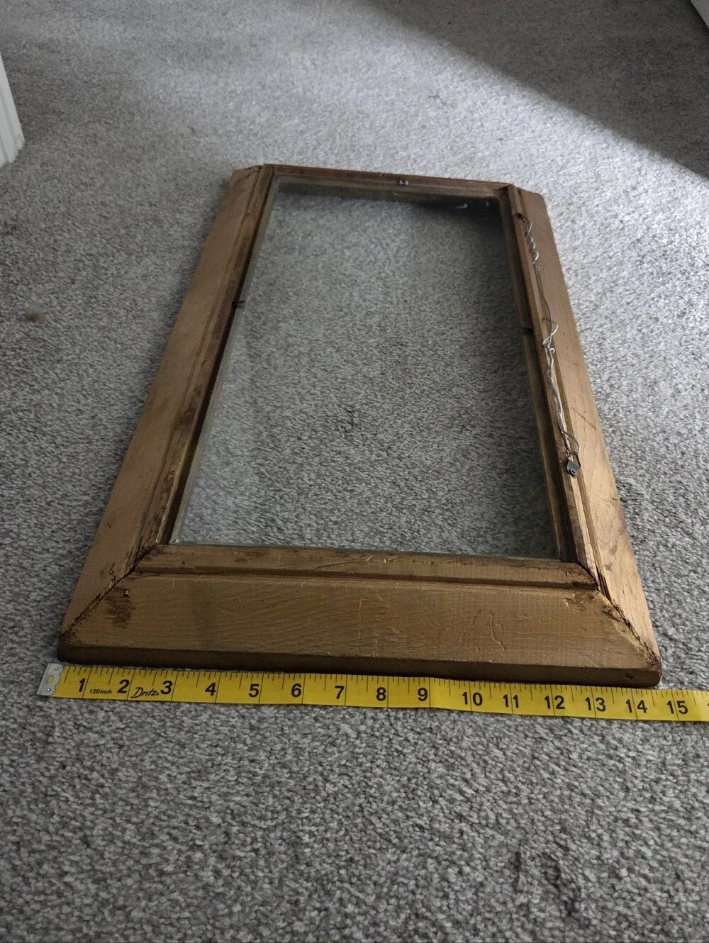 Vintage Gold Hollywood Regency Wood Frame